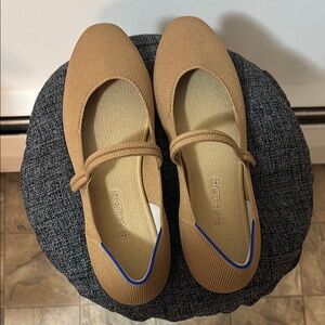 Rothy's Tan Mary Jane’s